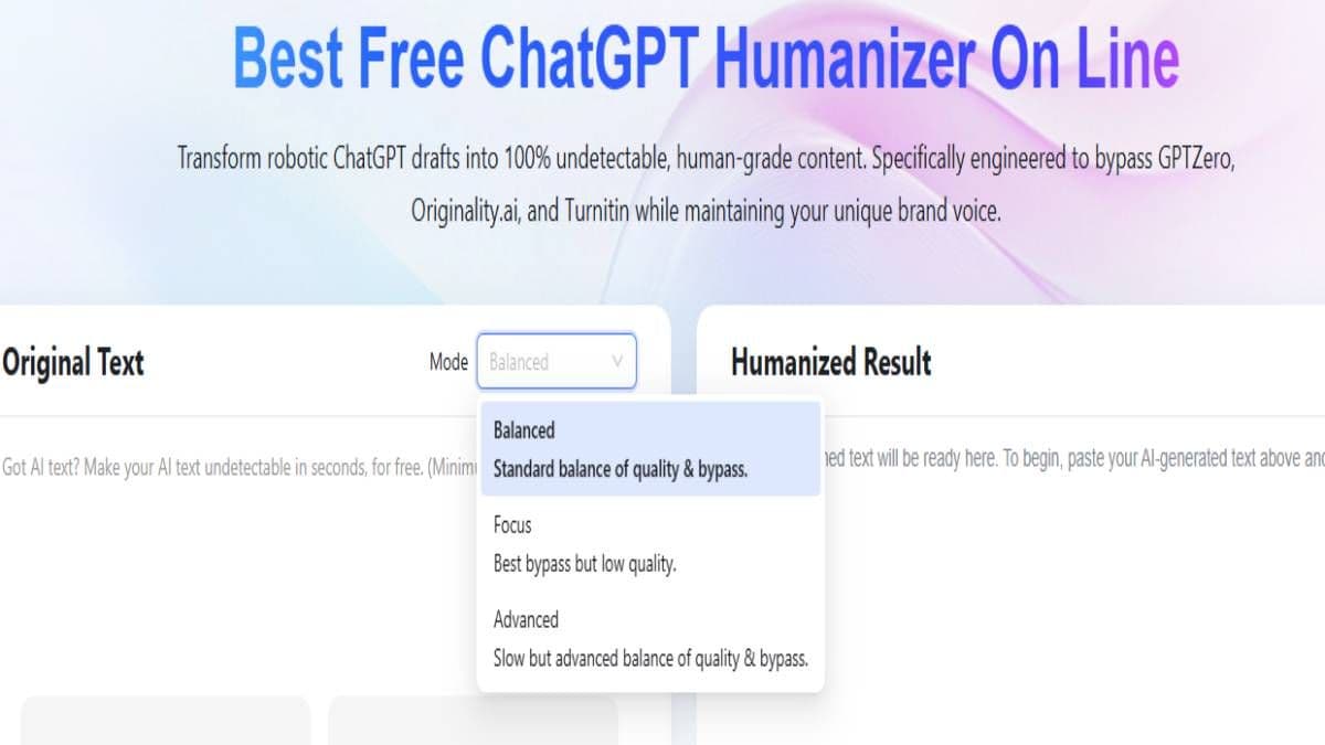 Control de precisión sobre la humanización