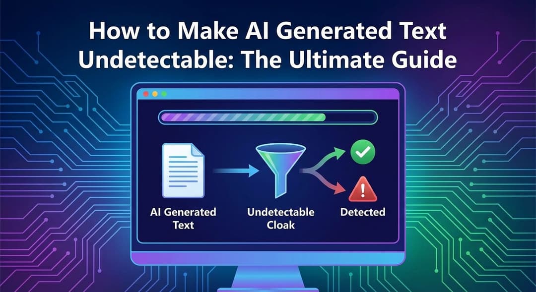 如何让 AI 生成的文本无法被检测：AI 写作去痕化终极指南 (2025)