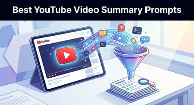最佳 YouTube 视频总结提示词（以及自动化这些任务的工具）
