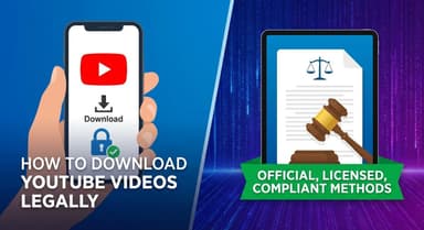 如何合法下载 YouTube 视频：2026 年指南（免费及付费方法）