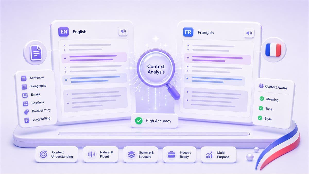 Traducción precisa de inglés a francés