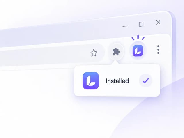 ติดตั้งและปักหมุดส่วนขยาย Lynote Chrome