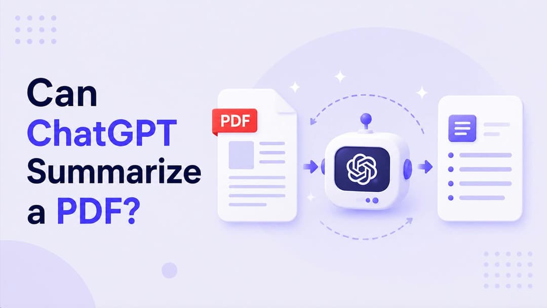 ChatGPT 能总结 PDF 吗？3 种方法与核心限制