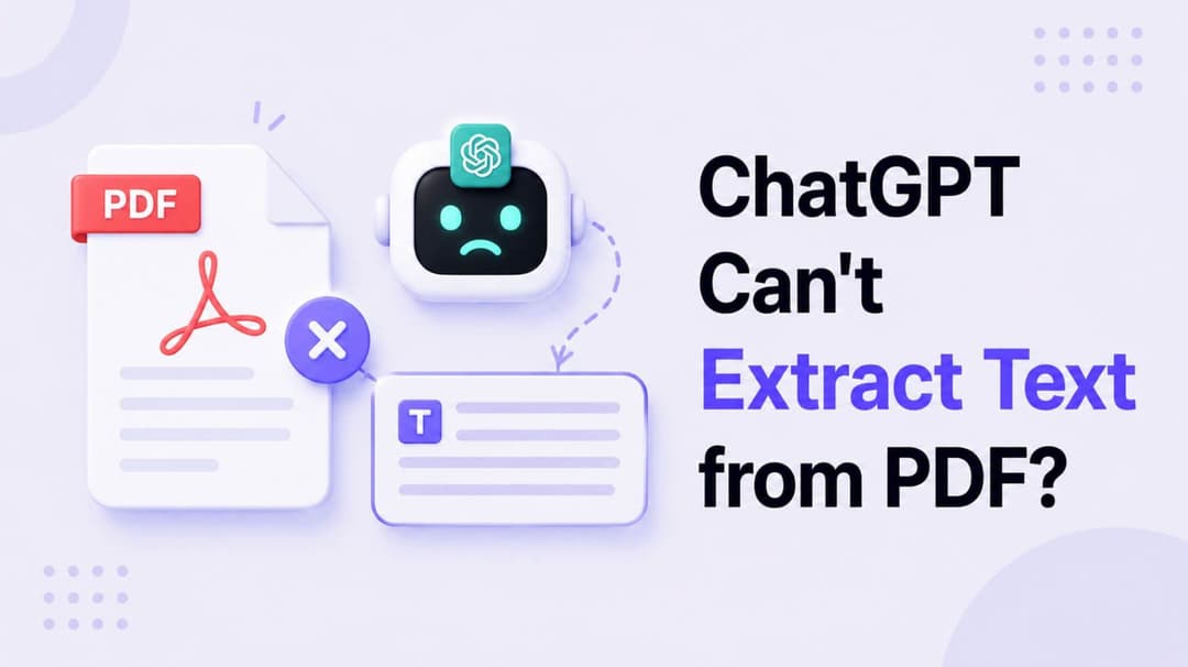 ChatGPT 读不了 PDF？原因和 3 步解决方法