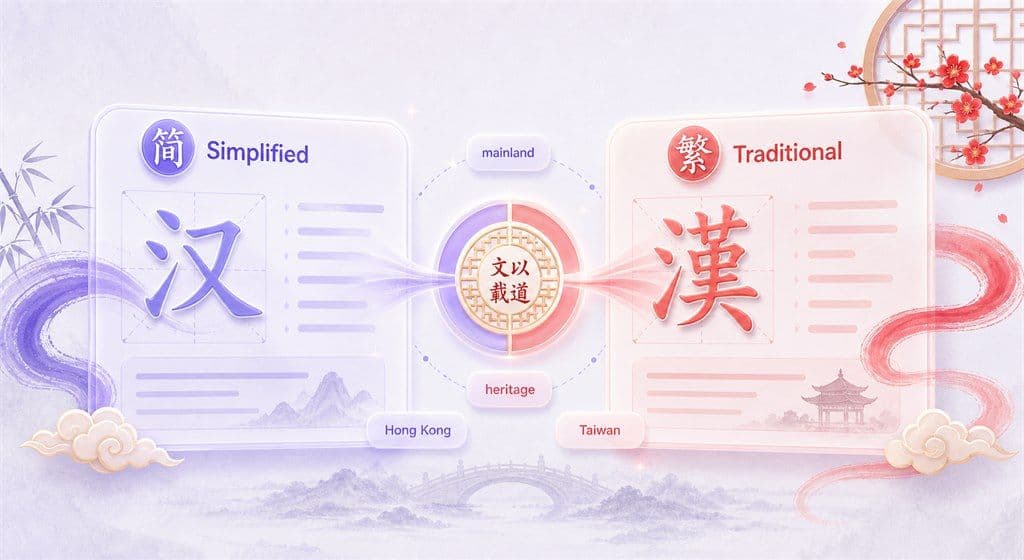 Choose Simplified or Traditional Chinese