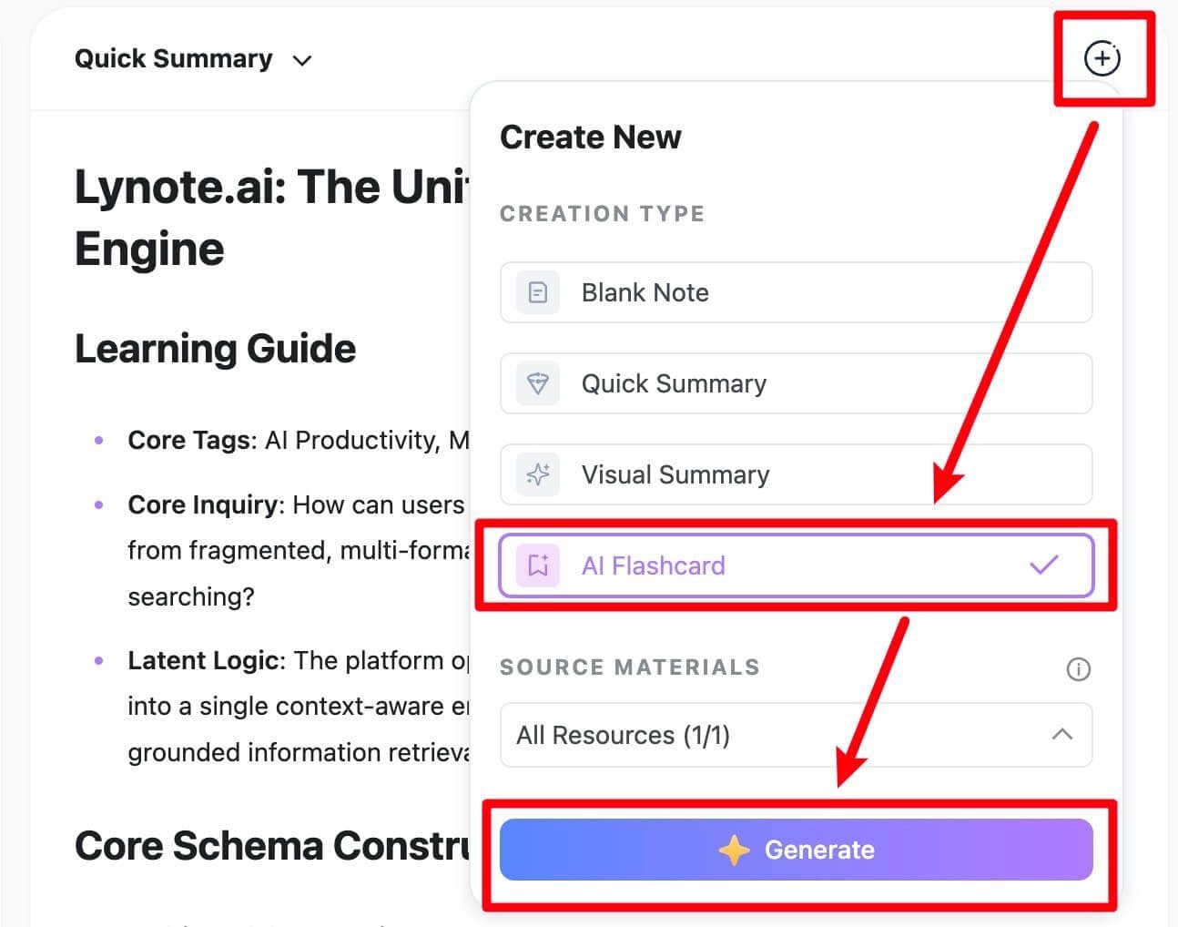 note taking strategies for online classes - review generated notes