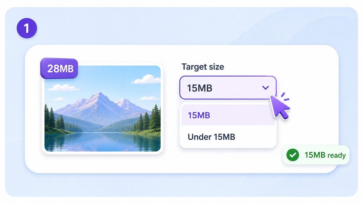 Step 1. Choose the 15MB Target