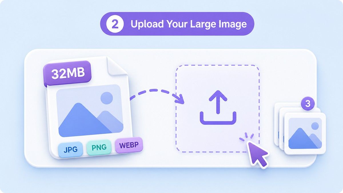 Step 2. Upload Your Large Image
