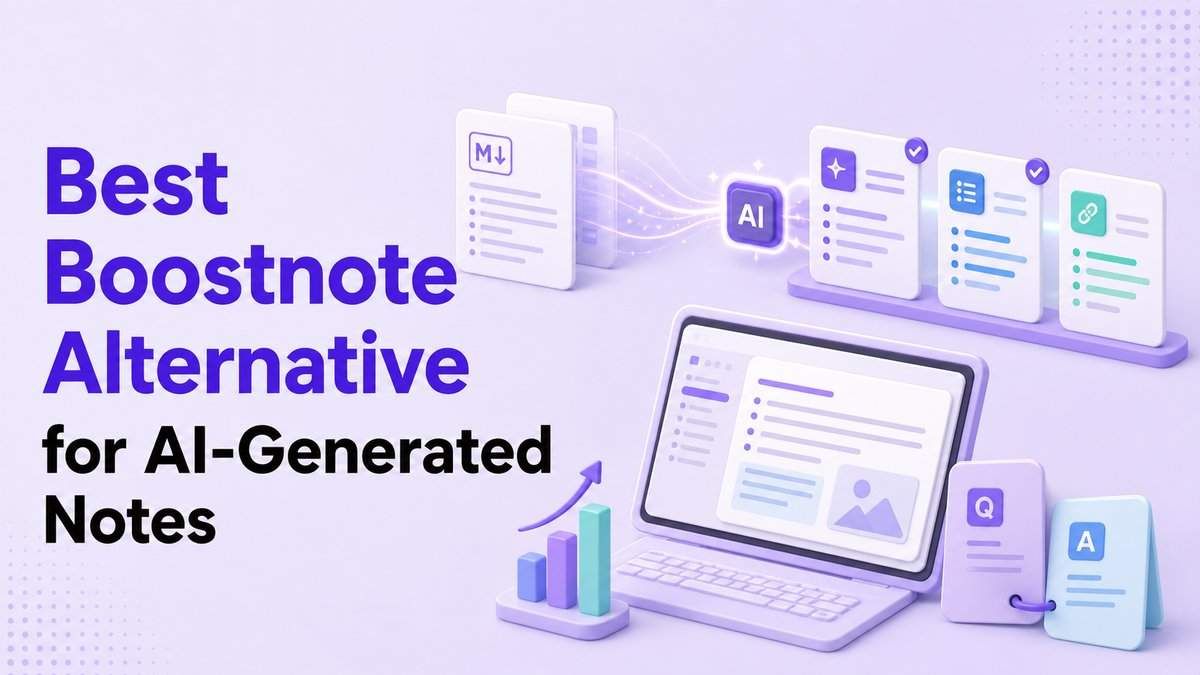 Beste Boostnote alternatief voor door AI gegenereerde notities