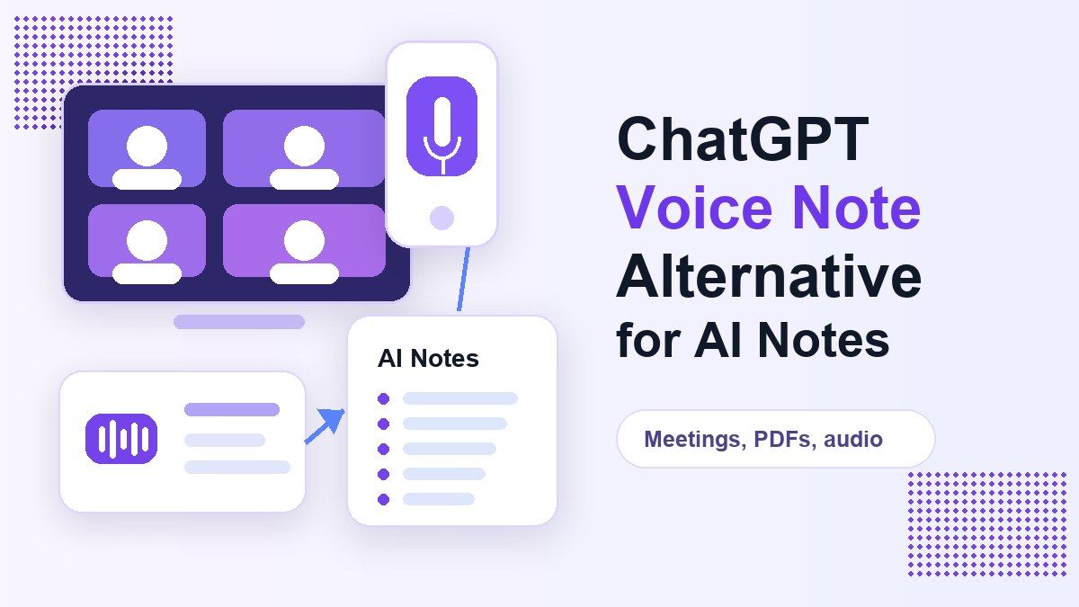 ChatGPT Voice Note Alternative for AI Notes in 2026