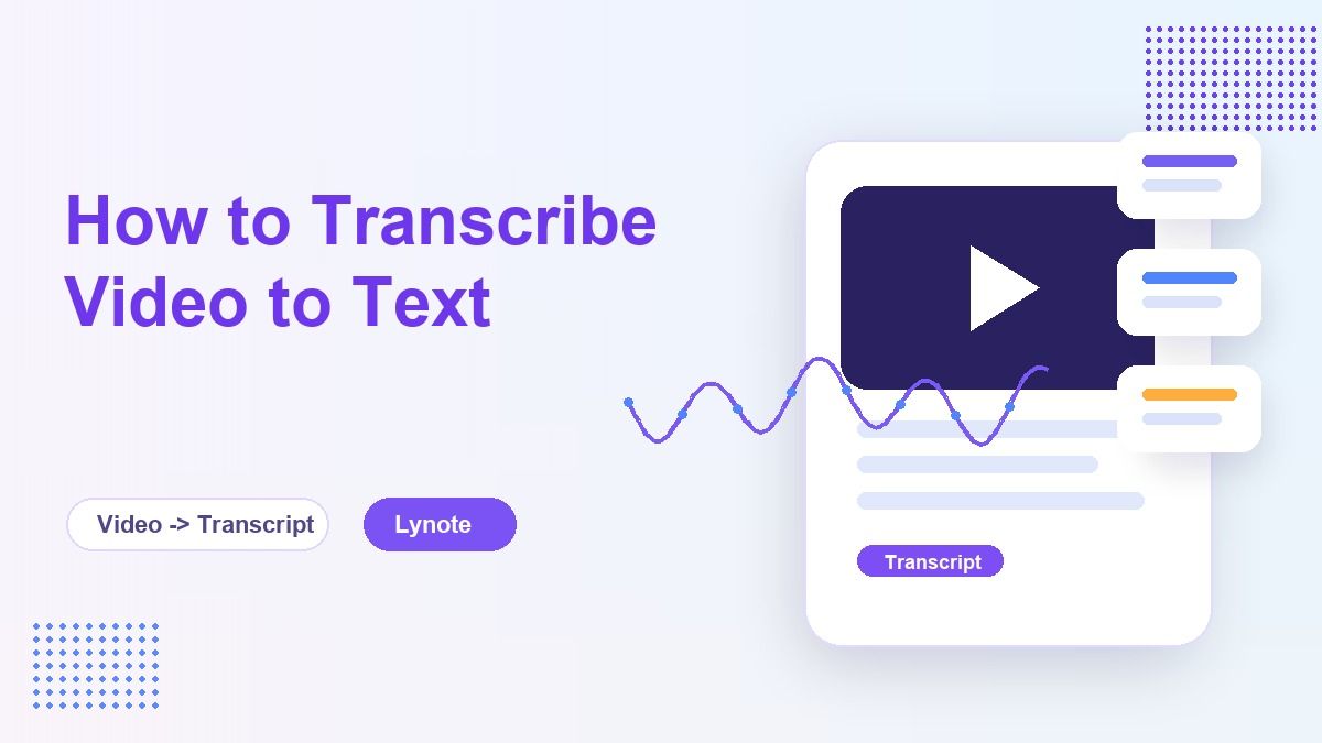 How to Transcribe Video to Text Online for Free