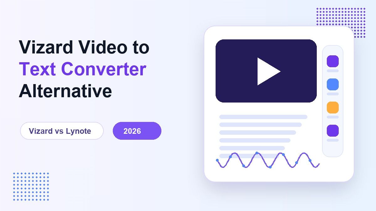 Vizard Video to Text Converter Alternative for Transcripts