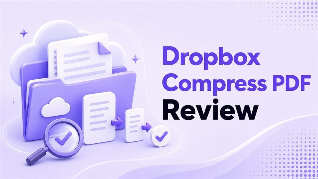 Dropbox PDF Comprimeren Review: Kan Dropbox PDF's Verkleinen?
