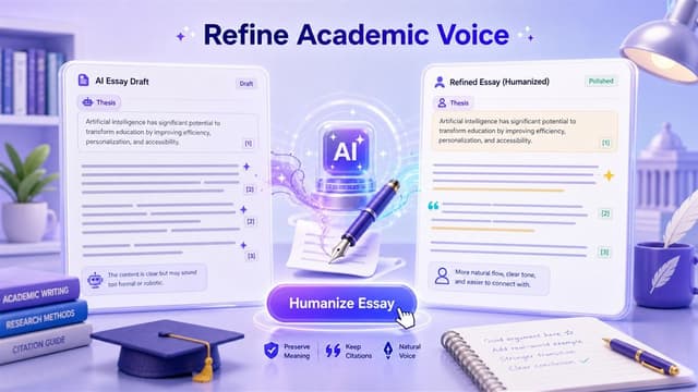 Click “Humanize Essay”