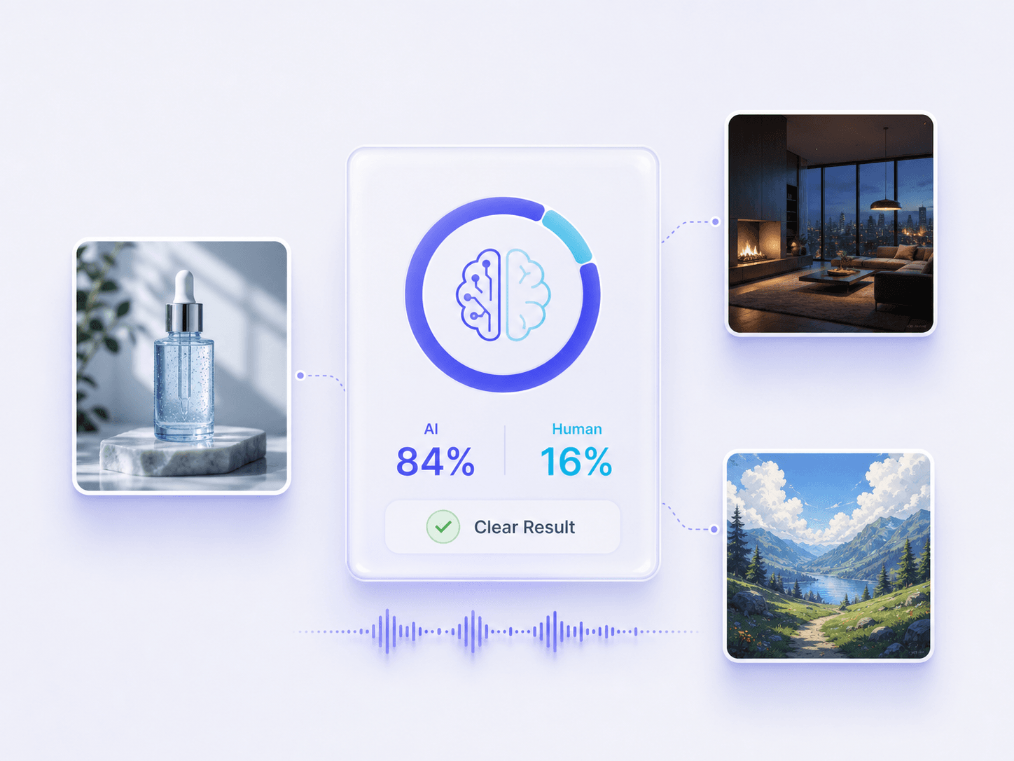 Detect Stable Diffusion Images with Clear AI Scores