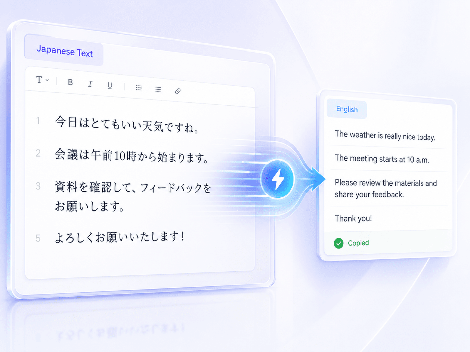 Traduci testo giapponese in pochi secondi