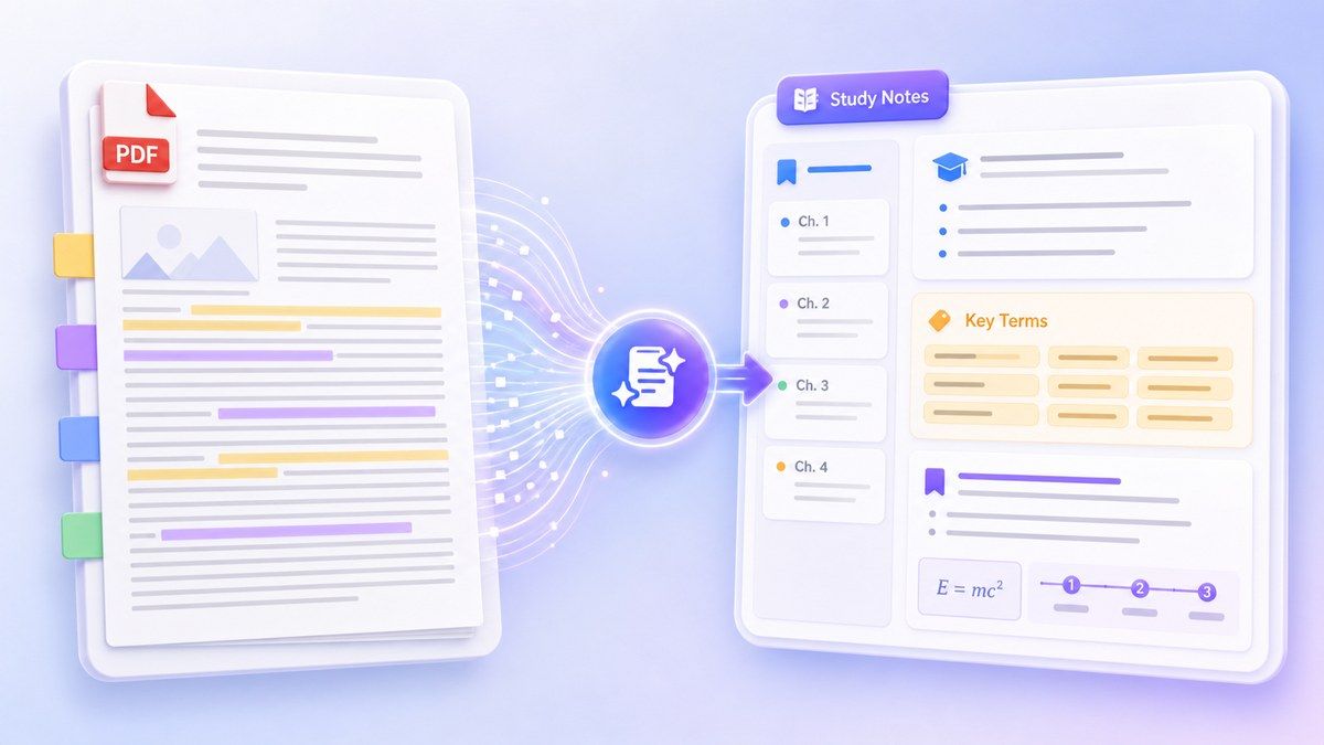 Genereer Studienotities Van PDF's Zonder Handmatig Kopiëren