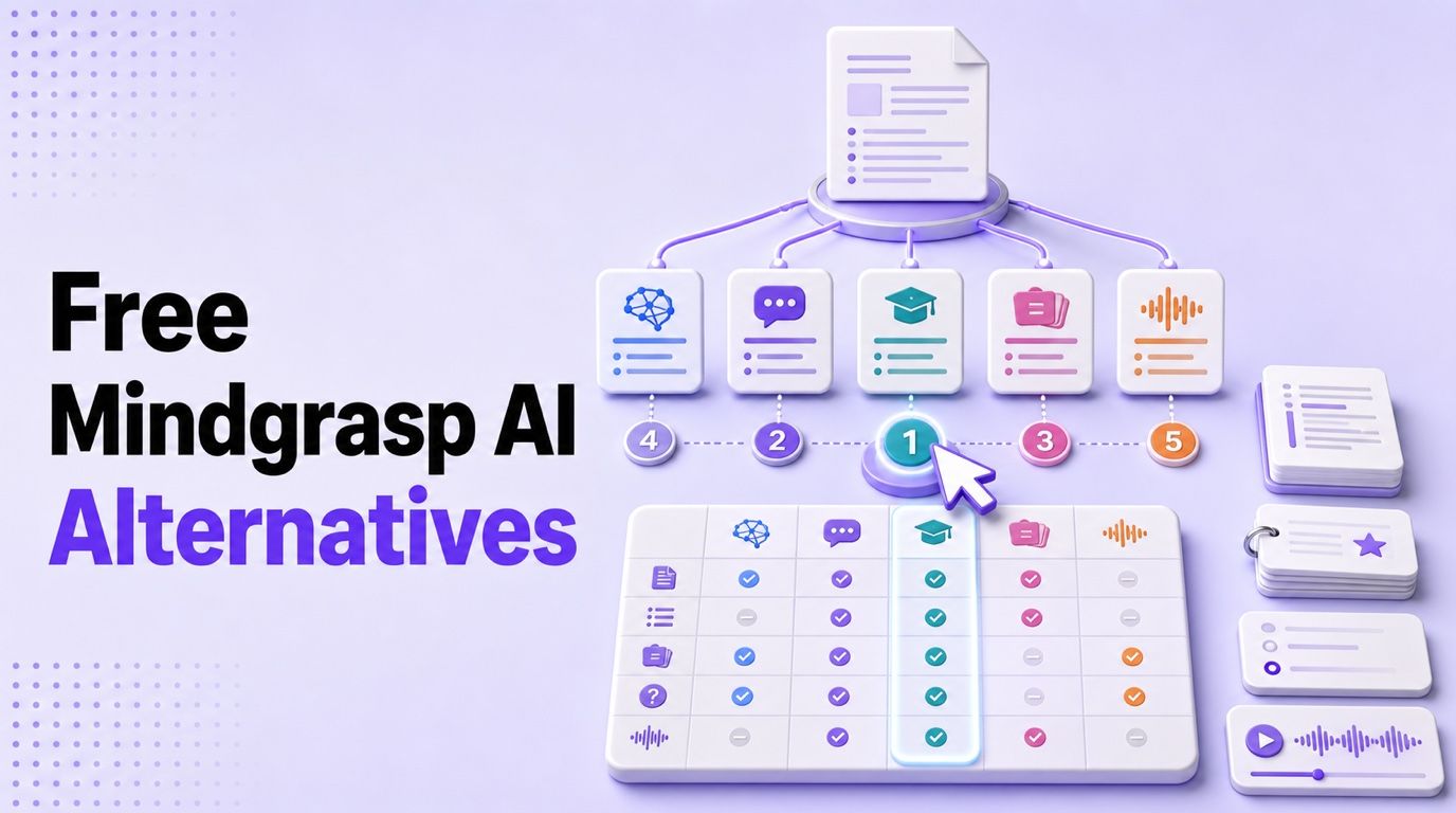 Top 10 Free Mindgrasp AI Alternatives for Better Studying