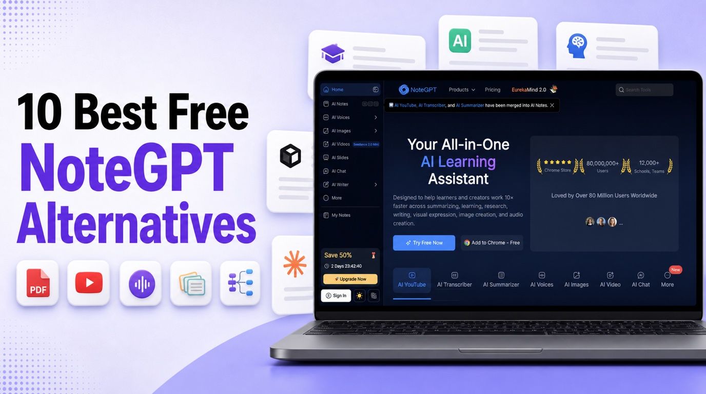10 Best Free NoteGPT Alternatives for Smarter Studying