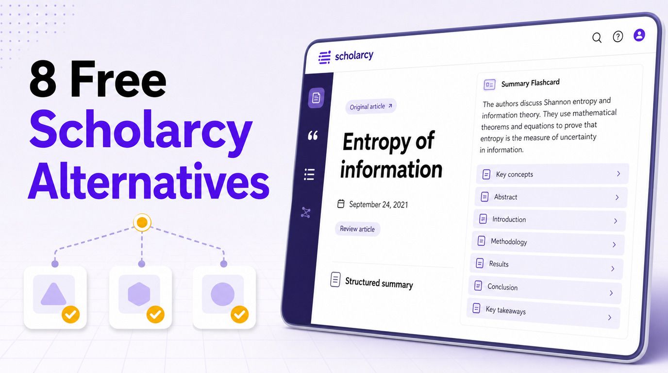 8 Free Scholarcy Alternatives for Smarter Research Reading