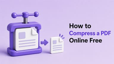 How to Compress a PDF Online Free