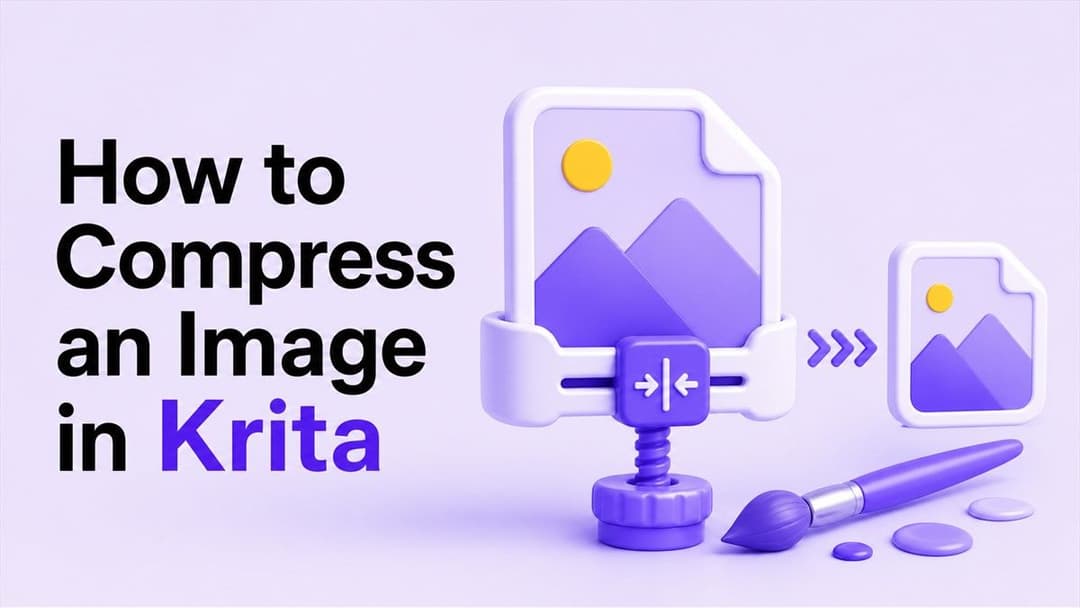 How to Compress an Image in Krita