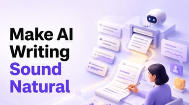 How to Make AI Writing Sound Natural Without Losing Meaning