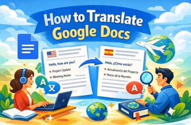 Google 文档怎么翻译？3 种简单方法