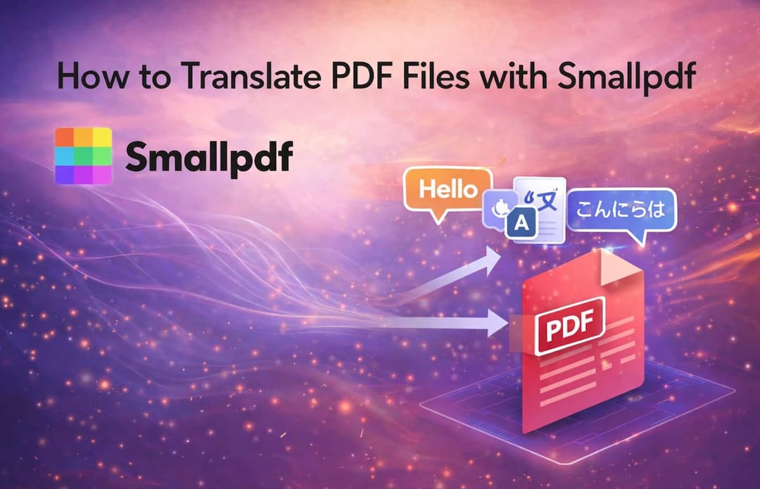 Smallpdf 怎么翻译 PDF：详细步骤指南