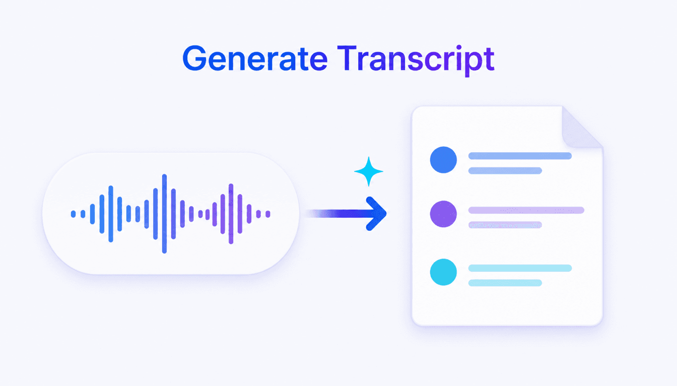 Step 2. Generate the Meeting Transcript