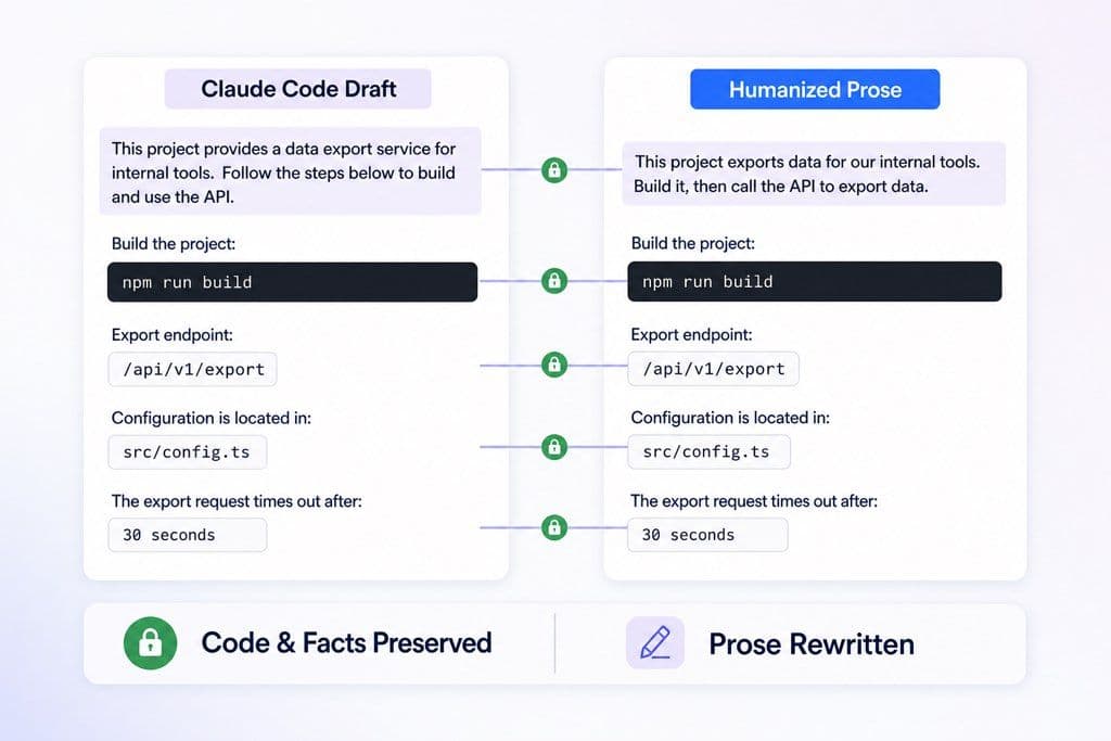 Preserve Logic, Facts, and Technical Context