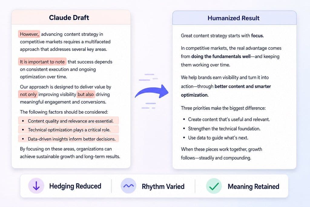 Remove Claude’s Signature Writing Patterns