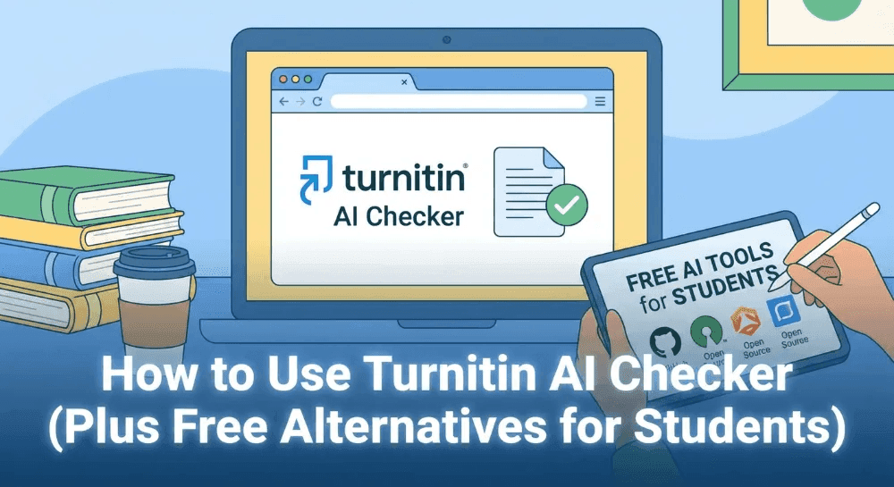如何使用 Turnitin AI 检测器（附学生免费替代方案）