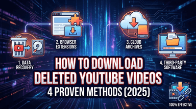 如何下载已删除的 YouTube 视频：4 种亲测有效的方法 (2026)
