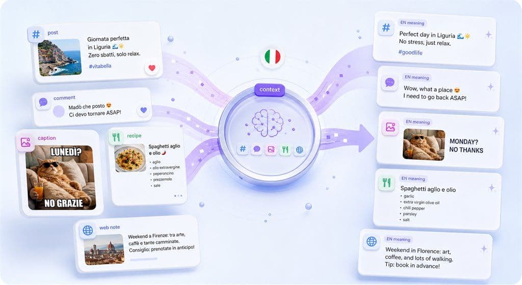 Progettato per il Testo Web Italiano Moderno