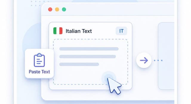 Passo 1. Incolla il Testo in Italiano