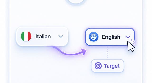 Passo 2. Scegli l'Inglese come Lingua di Destinazione