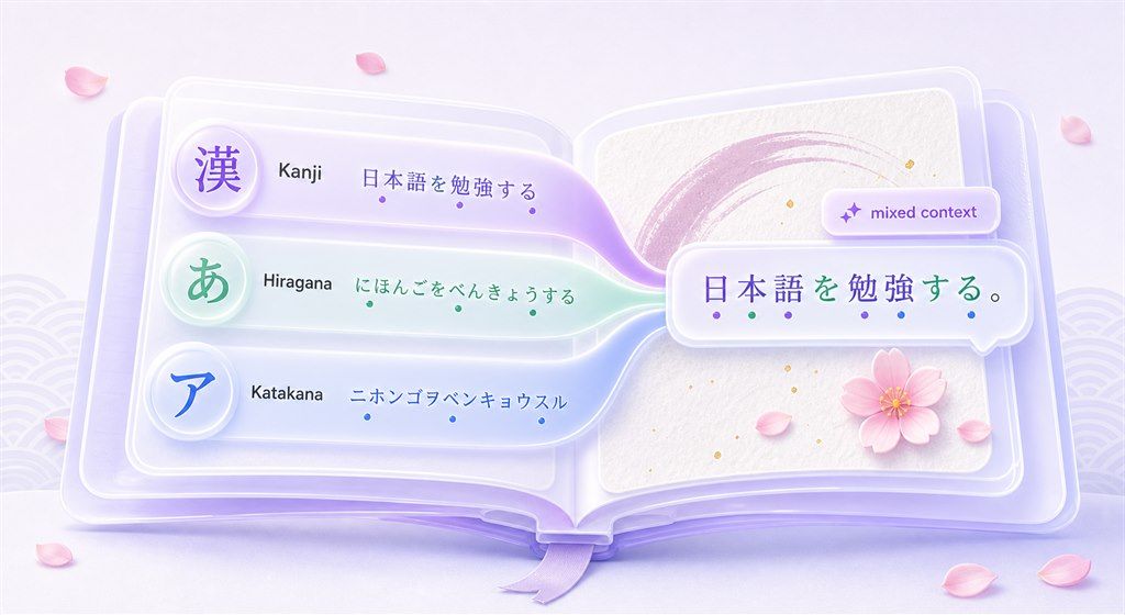 Pracuj z Kanji, Hiraganą i Katakaną
