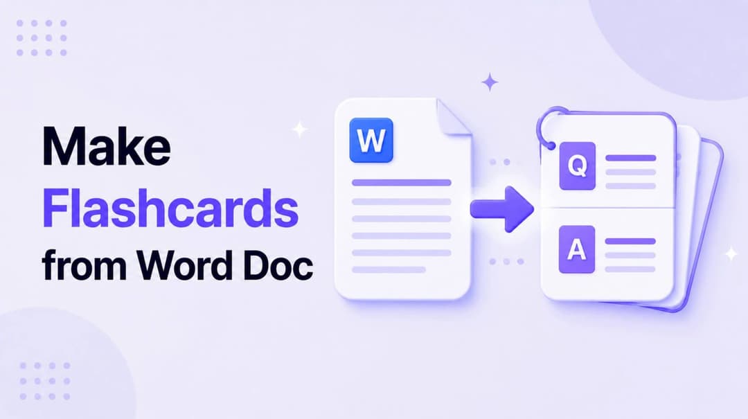 Word转抽认卡：3种高效做法