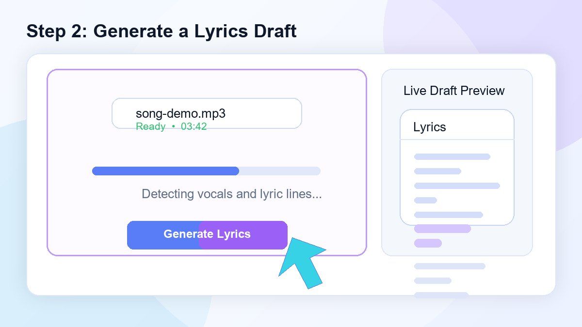 Stap 2. Genereer een songtekstconcept