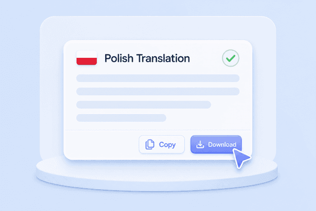 Step 3. Copy or Download the Polish Translation