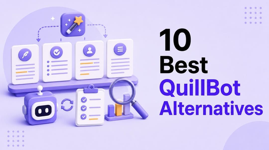 10 Migliori Alternative a QuillBot per Parafrasare, Umanizzare e Modificare