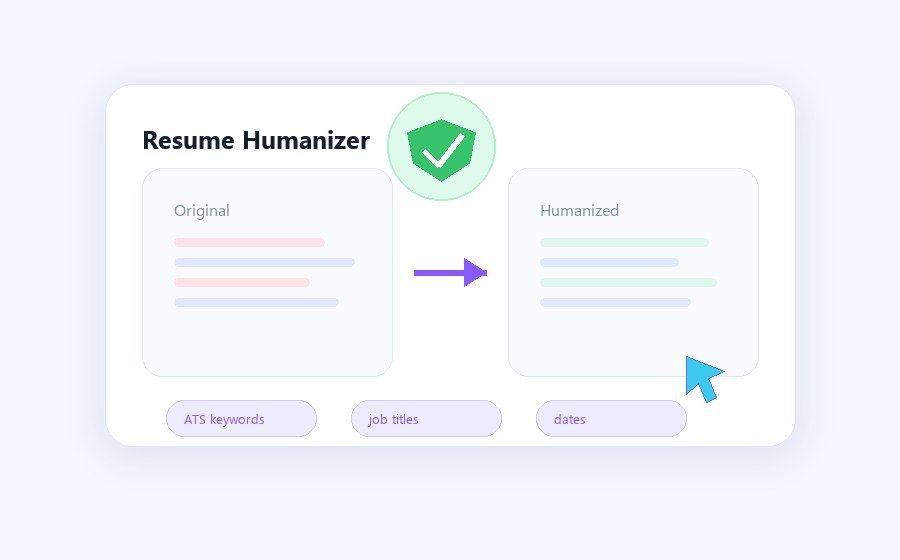 Humanize Resume by AI Safe Rewriting