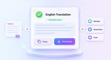 Translate Tagalog to English Online | Tagalog Translator