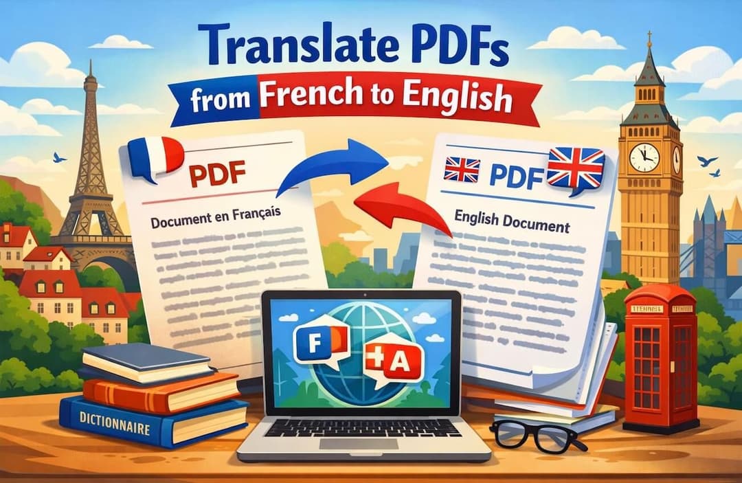 法语 PDF 翻译成英语怎么做（分步指南）