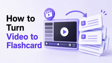 Convertir Videos en Tarjetas de Estudio: Cómo Hacer Tarjetas de Estudio a Partir de Videos