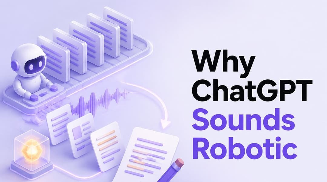 Por que a escrita do ChatGPT soa robótica?