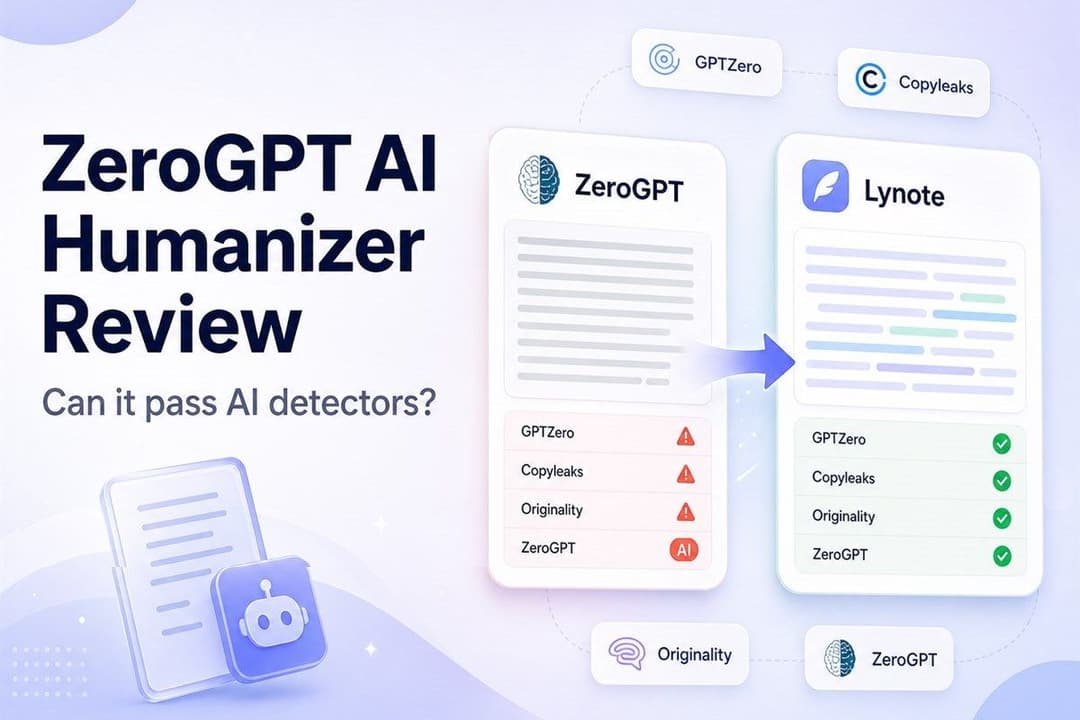 ZeroGPT AI Humanizer レビュー：AIテキストを本当に人間化し、AI検出器を回避できるのか？