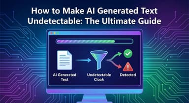 Cómo hacer que el texto generado por IA sea indetectable: La guía definitiva (2025)