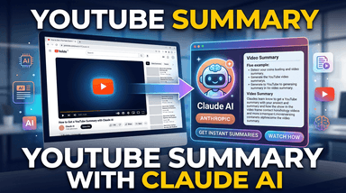 Cómo obtener un resumen de YouTube con Claude AI (Métodos visuales y de texto gratuitos)
